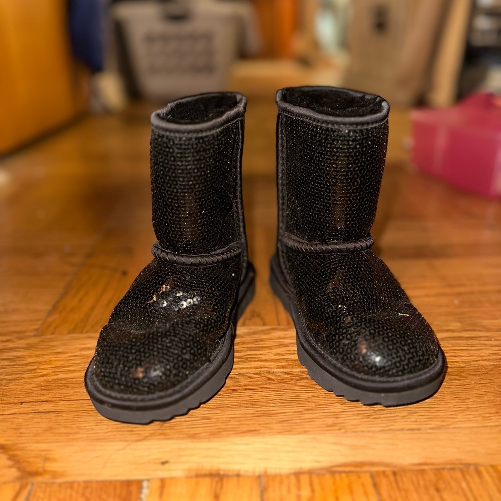 UGG Black Sequin Boots